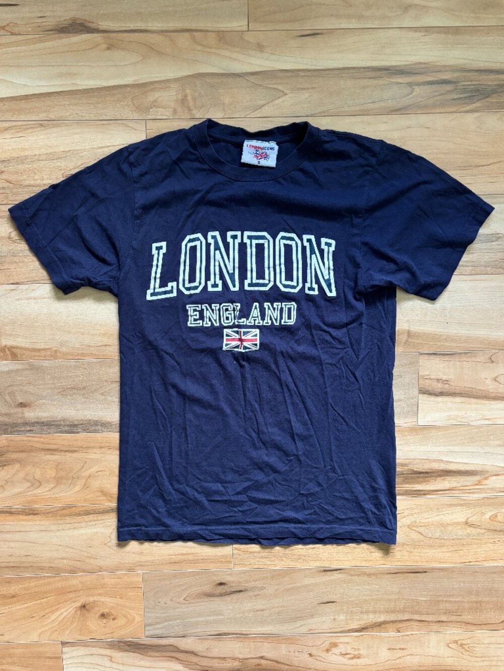 London England Union Jack UK Navy T-Shirt